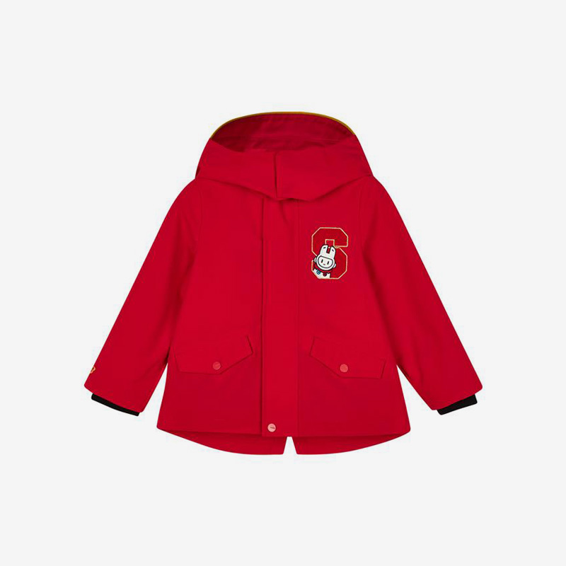 Skechers/斯凯奇正品新款JACKET男童时尚梭织连帽外套夹克