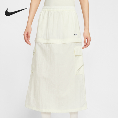 Nike/耐克正品夏季女士时尚休闲透气中长款半身裙IH9275-047