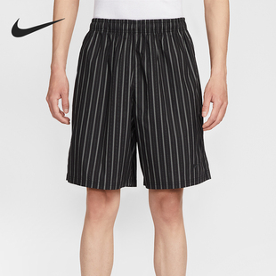 IF0378 Nike 条纹印花休闲短裤 Sportswear男士 010 耐克正品