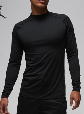 Nike/耐克正品JORDAN男士圆领轻盈亲肤透气长袖T恤FD8112-010