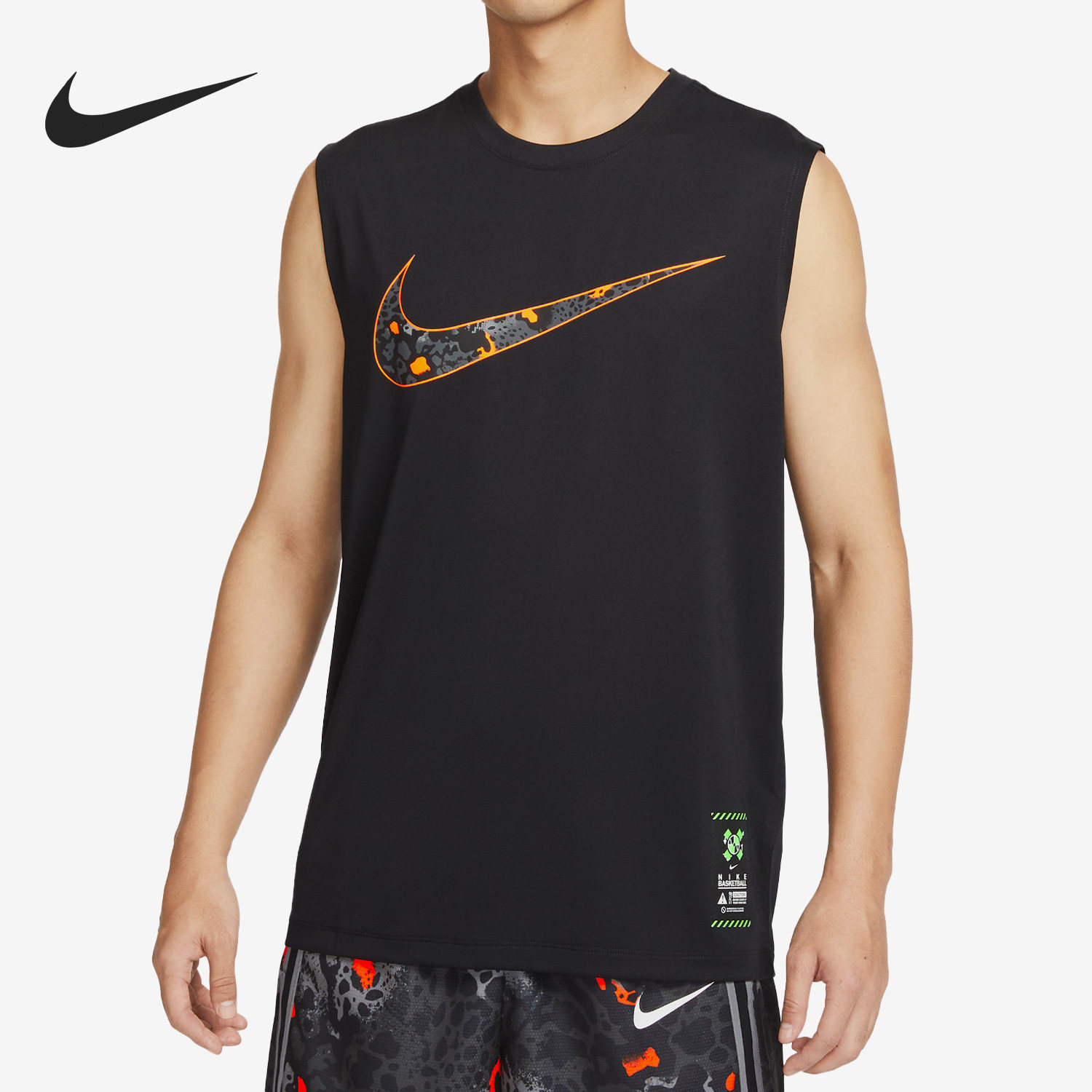 Nike/耐克正品夏季宽松透气篮球男子运动无袖T恤FQ0357-010