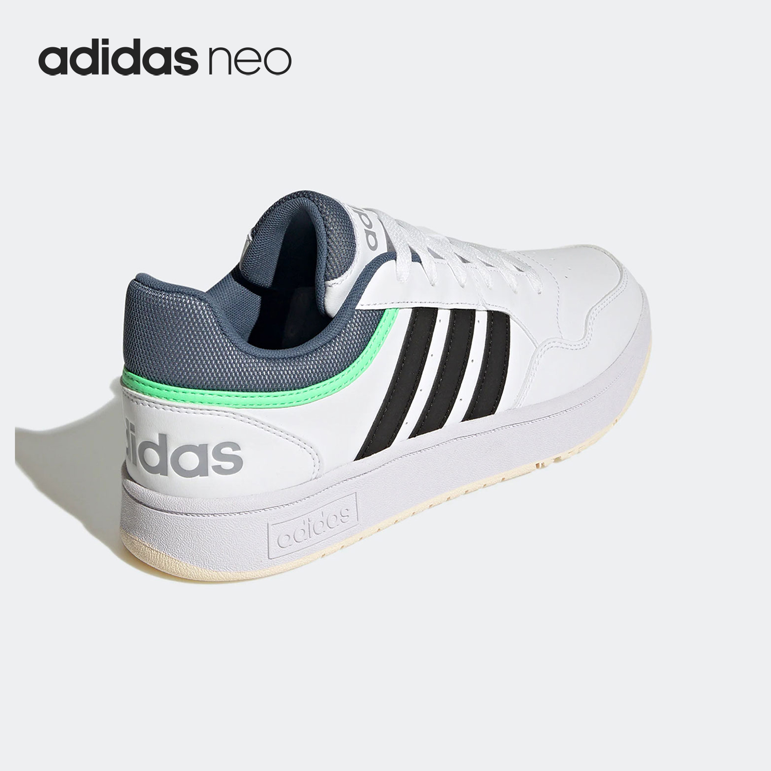 Adidas/阿迪达斯正品NEO男士低帮篮球运动系带经典板鞋GY4733