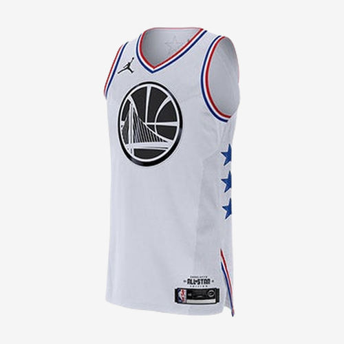 Nike耐克正品NBA金州勇士队男款库里30号球衣篮球AQ7290-101