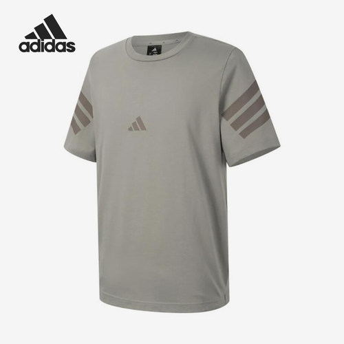 Adidas/阿迪达斯正品夏季男士宽松针织户外训练短袖T恤JI8783