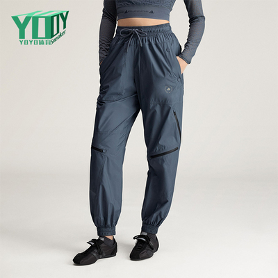 Adidas/阿迪达斯正品ZIP TRACK PANTS女士运动束脚宽松长裤KC5895