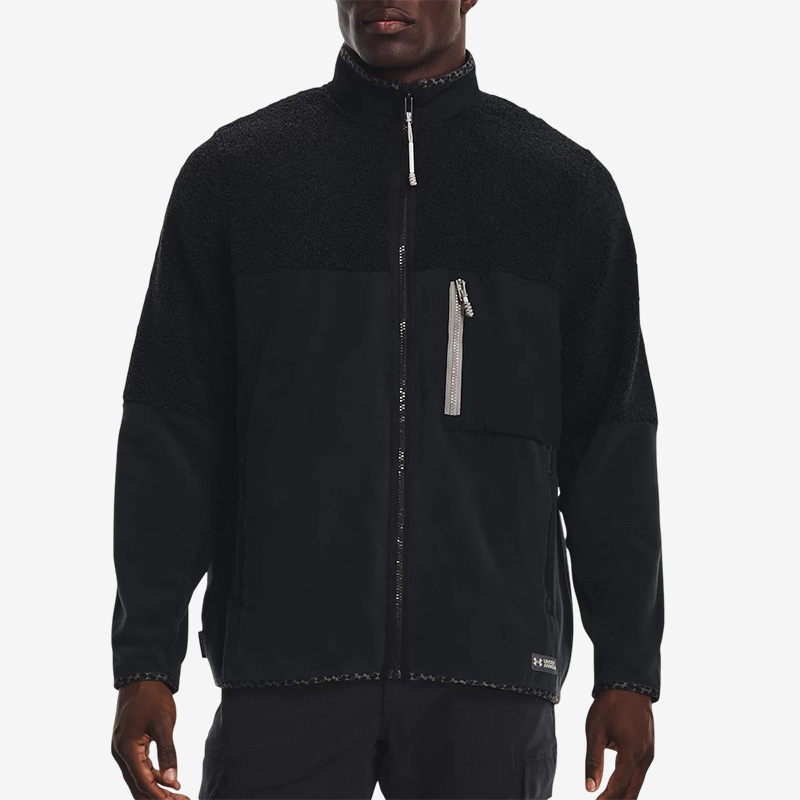 UA安德玛正品秋冬男子立领防风保暖休闲运动长袖夹克外套1373277