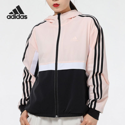 Adidas/阿迪达斯正品FI JKT HOOD 女子连帽运动夹克外套 GP0622