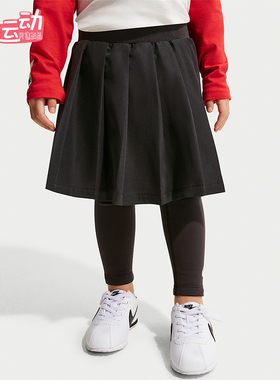 Nike/耐克正品2025冬季款婴童耐穿运动紧身休闲连裤裙IU5443-010