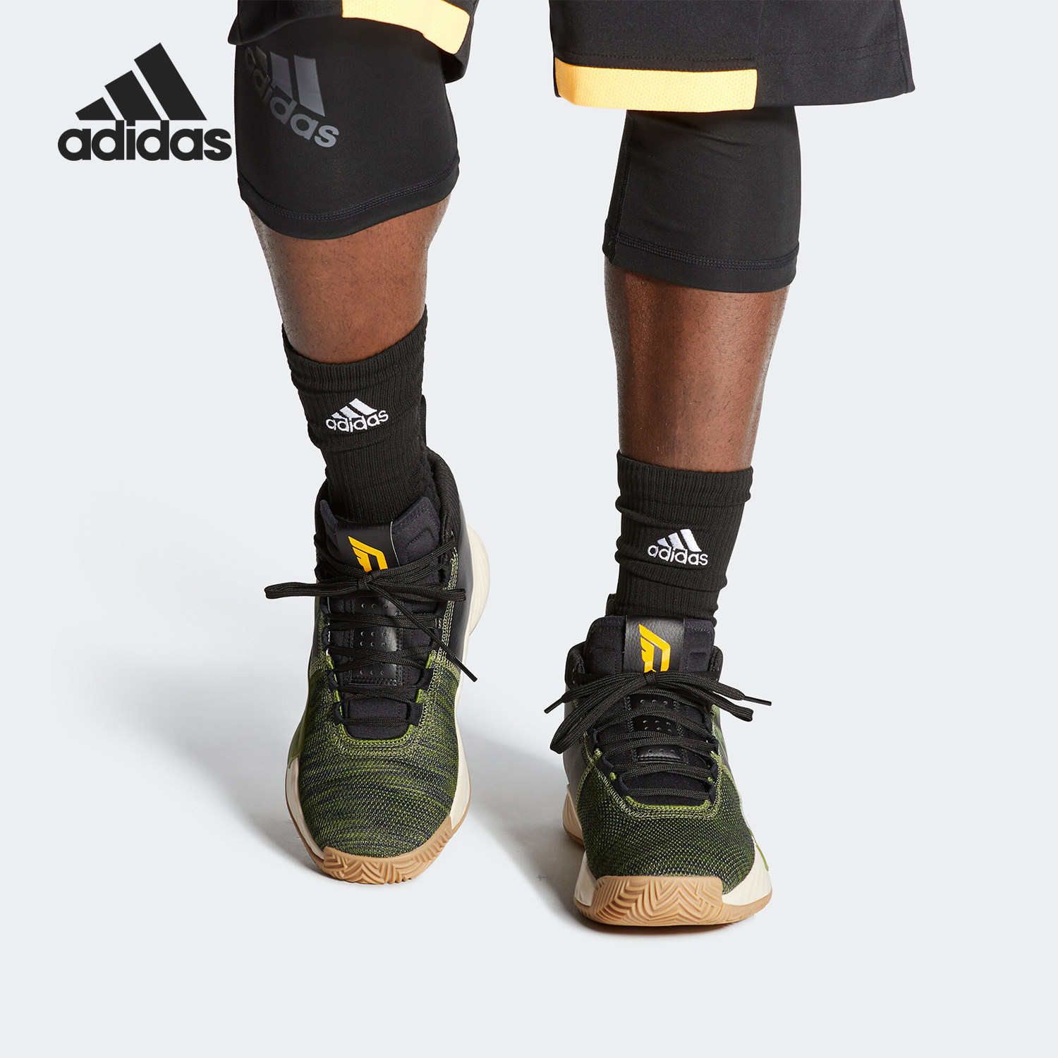 Adidas/阿迪达斯正品男子 利拉德 黑武士轻便休闲篮球鞋 EF8658