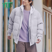 Adidas 阿迪达斯正品 三叶草男女日常立领保暖休闲羽绒服KF2476