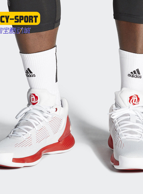 Adidas/阿迪达斯正品夏季新款男子罗斯10代实战篮球鞋 EH2100