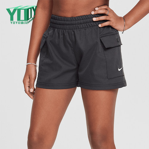Nike/耐克正品2026亲肤透气松紧时尚经典透气简约短裤HF8178-010