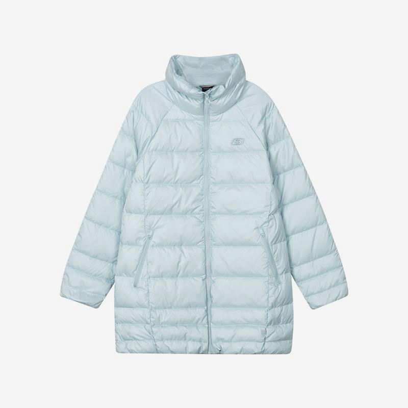 Skechers/斯凯奇正品休闲新款女子时尚潮流保暖羽绒服外套