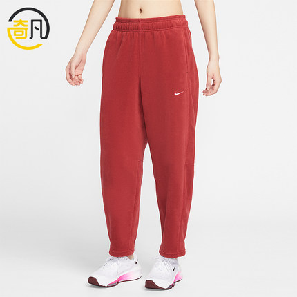 Nike/耐克正品2025冬季款女士日常中腰锥形刺绣长裤HV3708-613