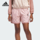 女士运动宽松豹纹短裤 Adidas 款 2025夏季 JP2554 阿迪达斯正品
