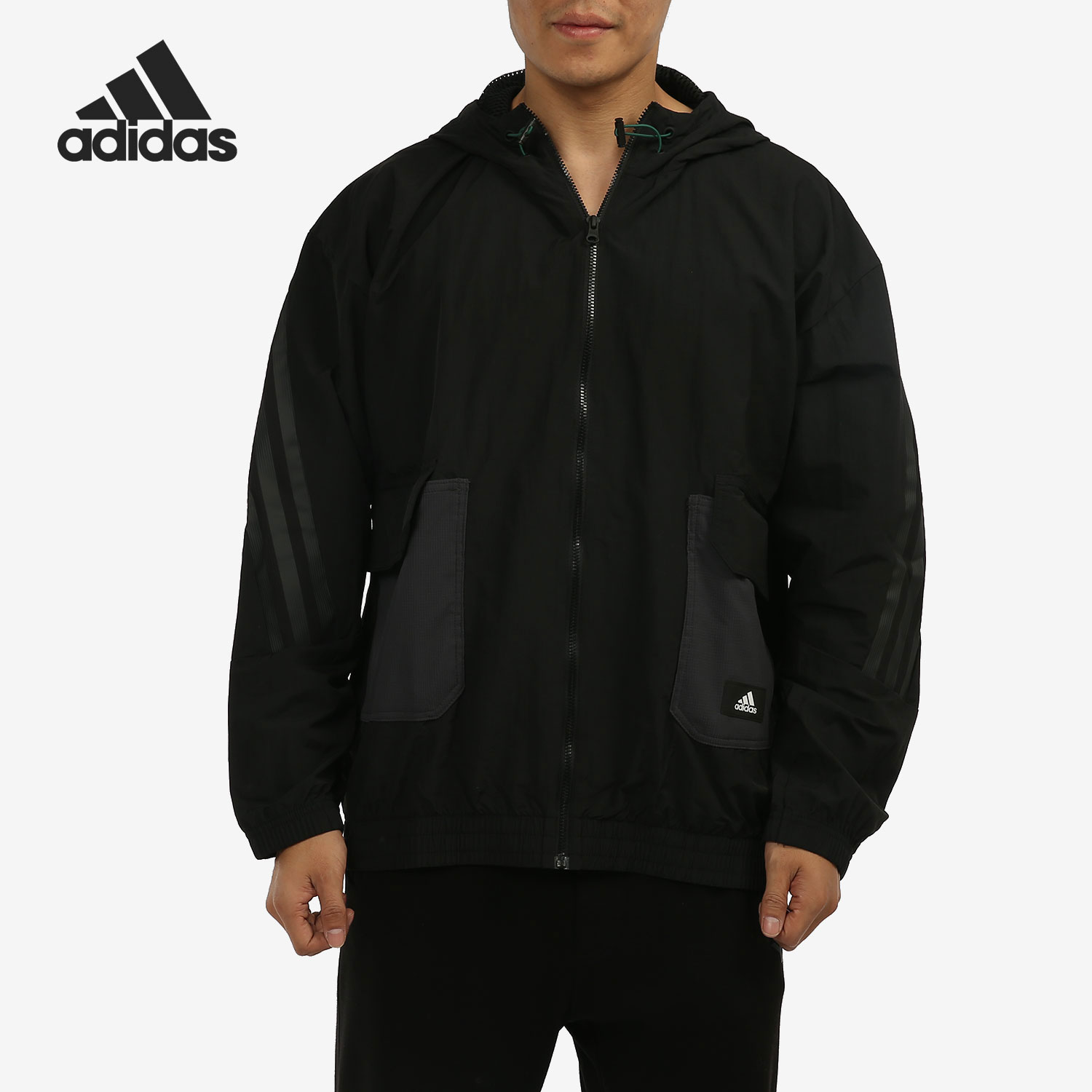 阿迪达斯男子运动夹克外套