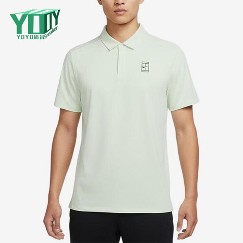 Nike/耐克正品SwoshSwosh新款男浅绿色经典短袖Polo衫FZ6908-709