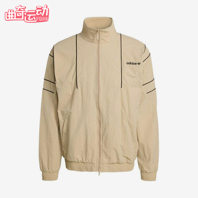 Adidas/阿迪达斯正品originals男士高领经典拉链宽松外套KE0095