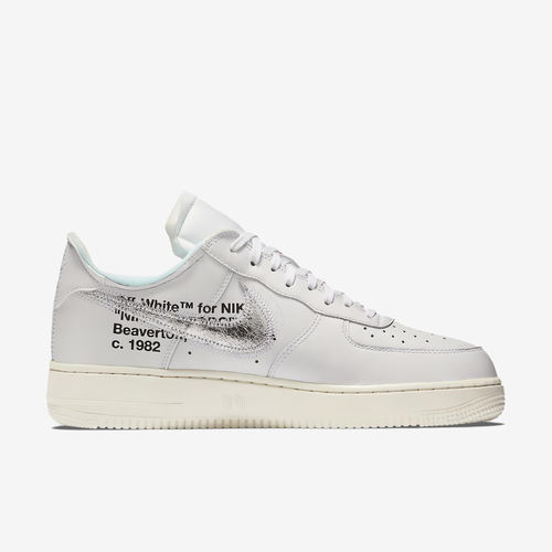 Nike耐克正品Air Force 1 Virgil Abloh男款低帮板鞋AO4297-100