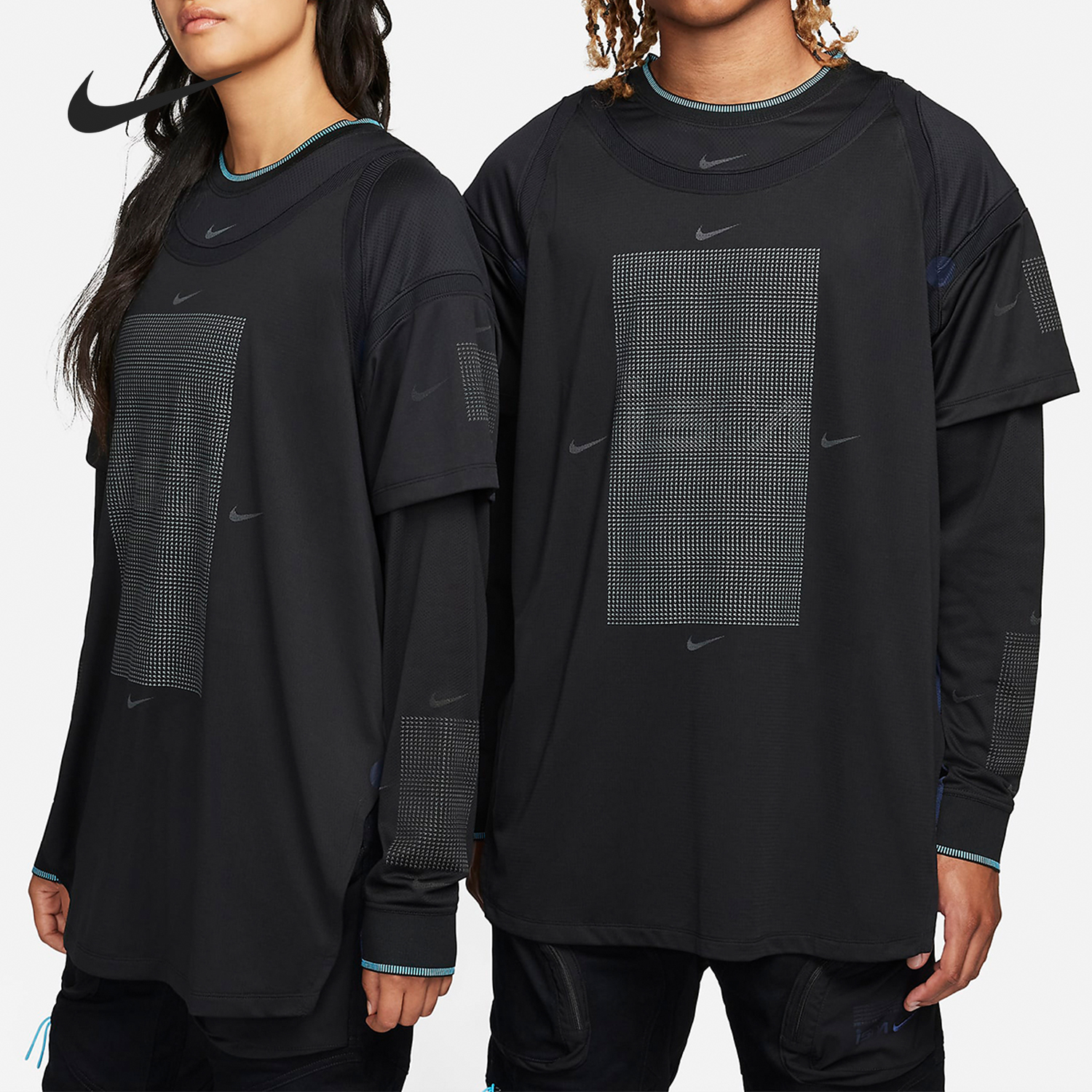 Nike/耐克正品ISPA新款男女透气休闲运动长袖上衣FB2706-010