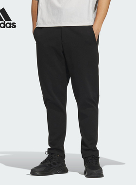 Adidas/阿迪达斯正品25年春季新款男士保暖休闲直筒裤JZ4190