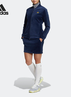 Adidas/阿迪达斯正品新款女子高尔夫运动外套短裙套装HG8262
