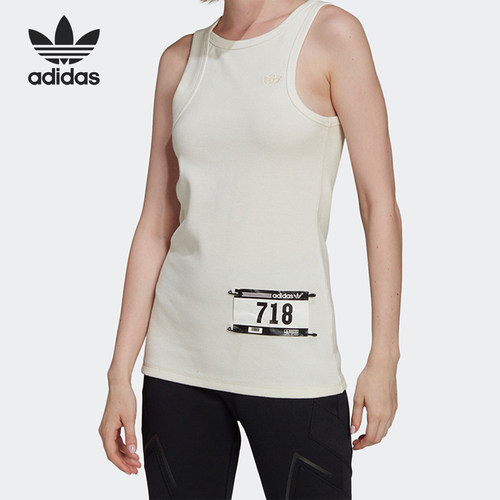 Adidas/阿迪达斯正品三叶草BLUE VERSION女子运动背心HE1475