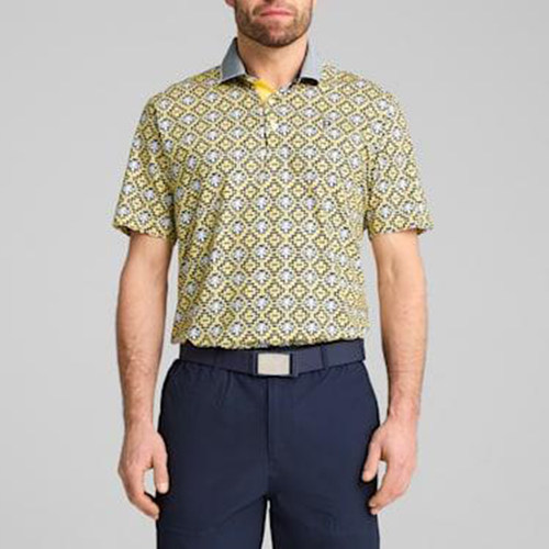 Puma/彪马正品夏季男士时尚印花舒适透气运动POLO衫630033-01