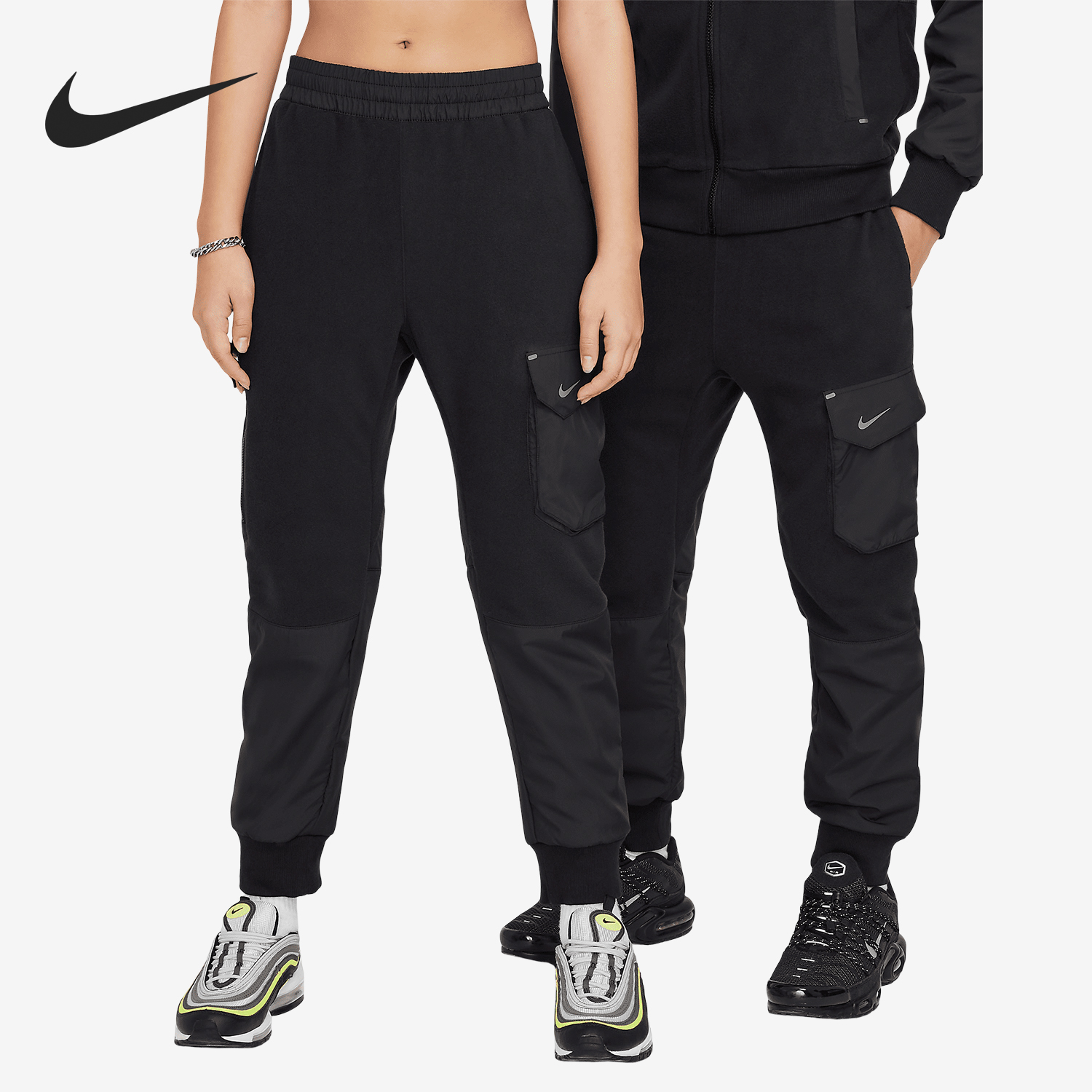 Nike/耐克正品新款大童加绒保暖运动透气休闲长裤HF4211-010
