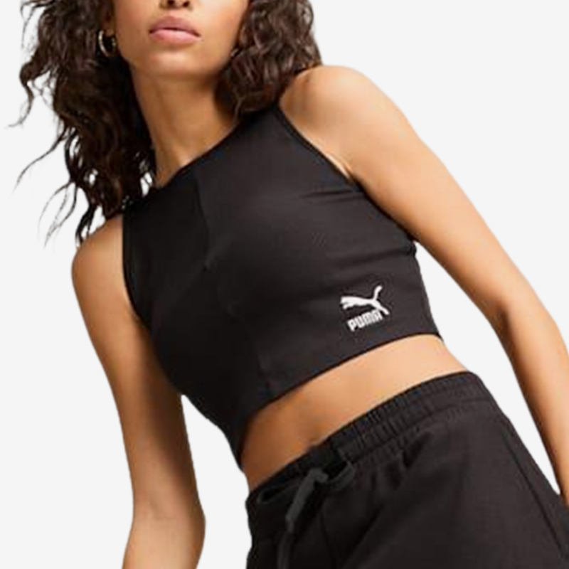 Puma/彪马正品夏季款女士圆领套头短款无袖透气背心626625-01