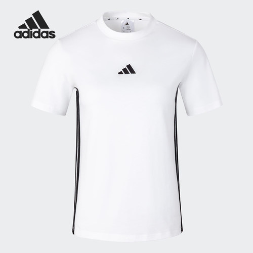 Adidas/阿迪达斯正品新款女士运动休闲透气训练短袖JY8576