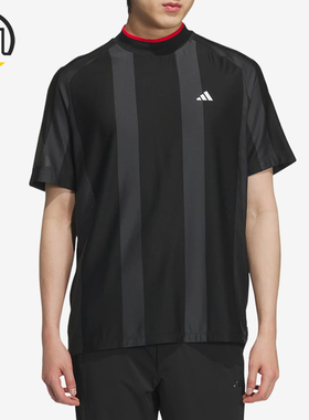 Adidas/阿迪达斯正品男黑色时尚潮流休闲经典舒适短袖T恤JG1317