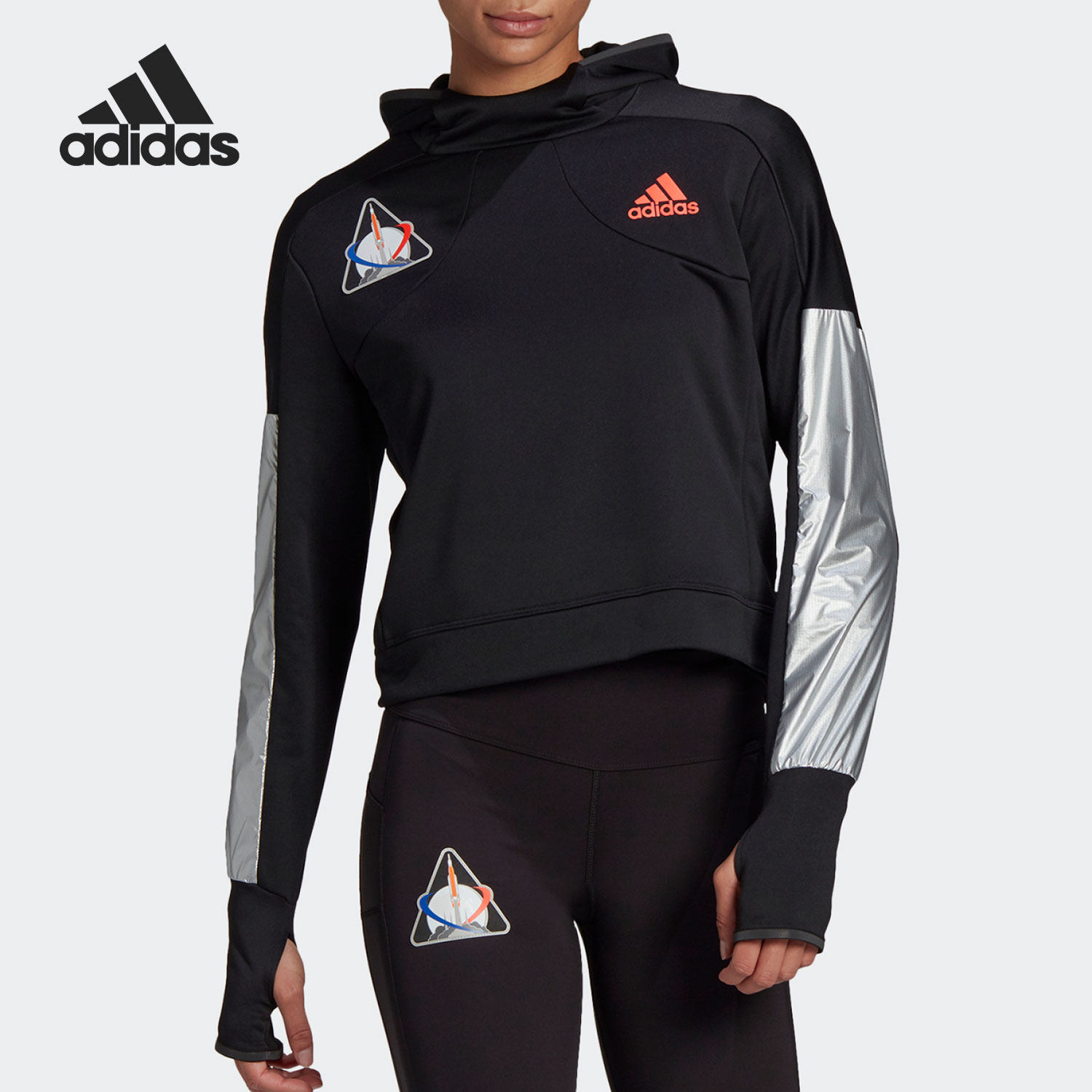 Adidas/阿迪达斯正品 当季新款女子运动训练跑步套衫卫衣 GK6994,运动服/休闲服装,运动卫衣/套头衫,淘宝优惠券,粉丝福利购,淘宝优惠卷