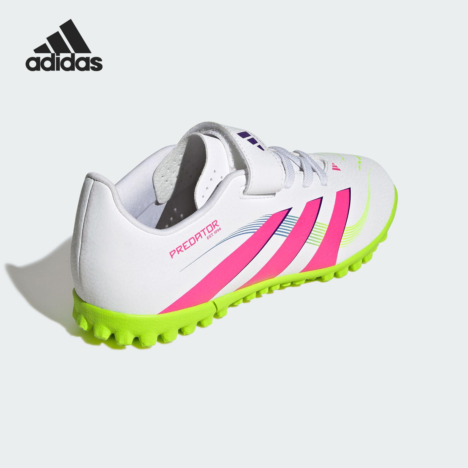 Adidas/阿迪达斯正品2025儿童缓震训练运动低帮足球鞋ID3808