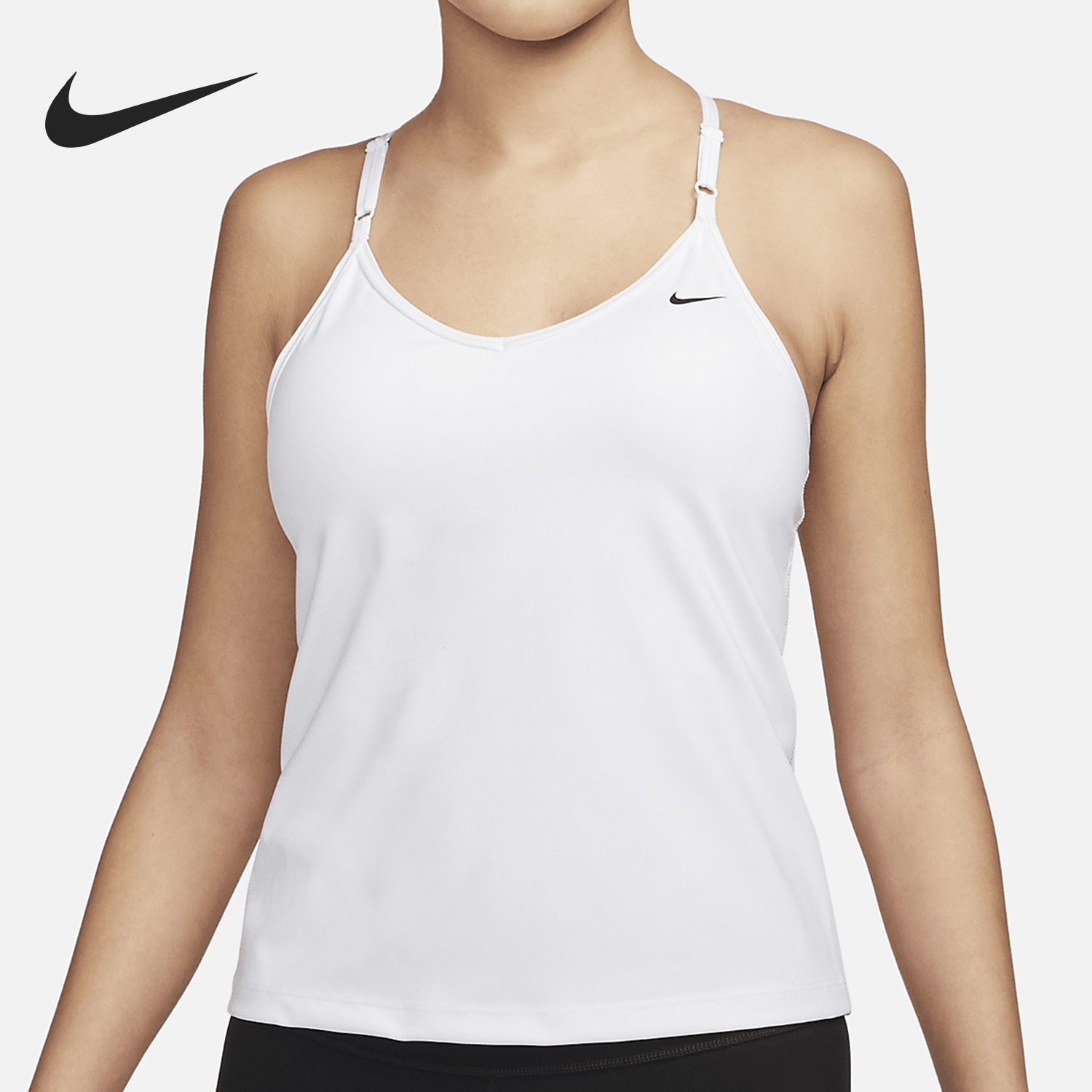 Nike/耐克正品女子吊带无袖透气休闲运动内衣背心DX0031-100