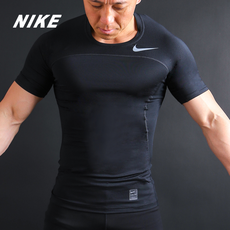 Nike/耐克正品短袖男 PRO训练紧身衣速干T恤透气运动健身服828175