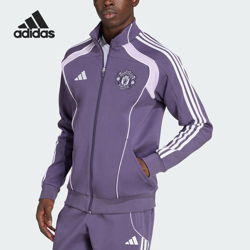 Adidas/阿迪达斯正品2025秋季款男士足球针织立领外套JN2827