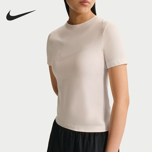 Nike/耐克正品Sportswear女士圆领透气修身短袖T恤IO1517-103