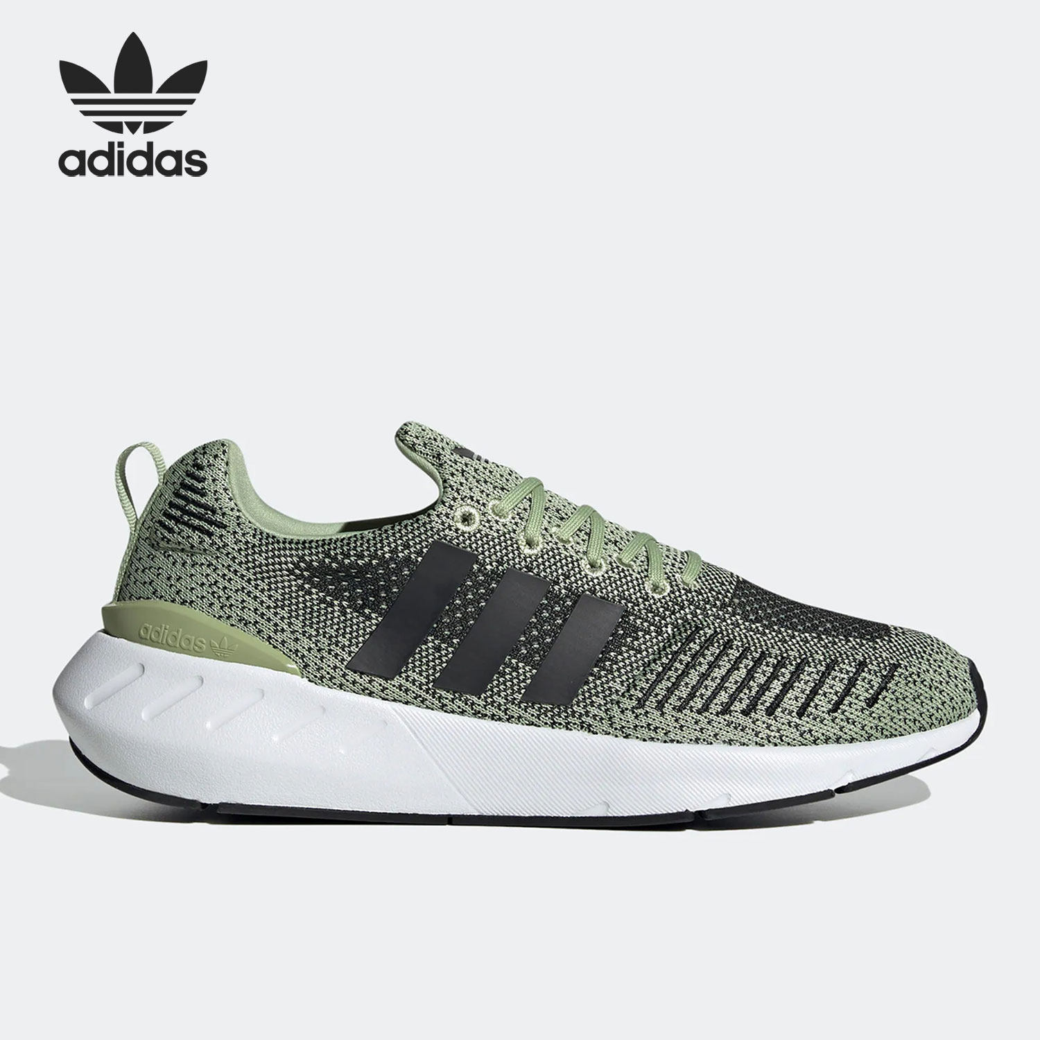 Adidas/阿迪达斯正品三叶草SWIFT RUN 22 男女跑步鞋GZ3505