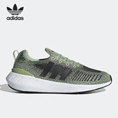 男女跑步鞋 Adidas GZ3505 RUN 阿迪达斯正品 三叶草SWIFT
