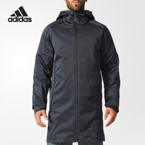 Adidas/阿迪达斯正品男子三合一中长款户外羽绒服夹克 BS0988