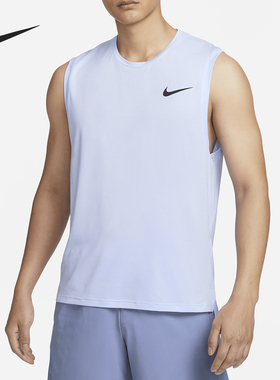 Nike/耐克正品 Pro Dri-FIT 男士透气圆领训练背心CZ1185-479