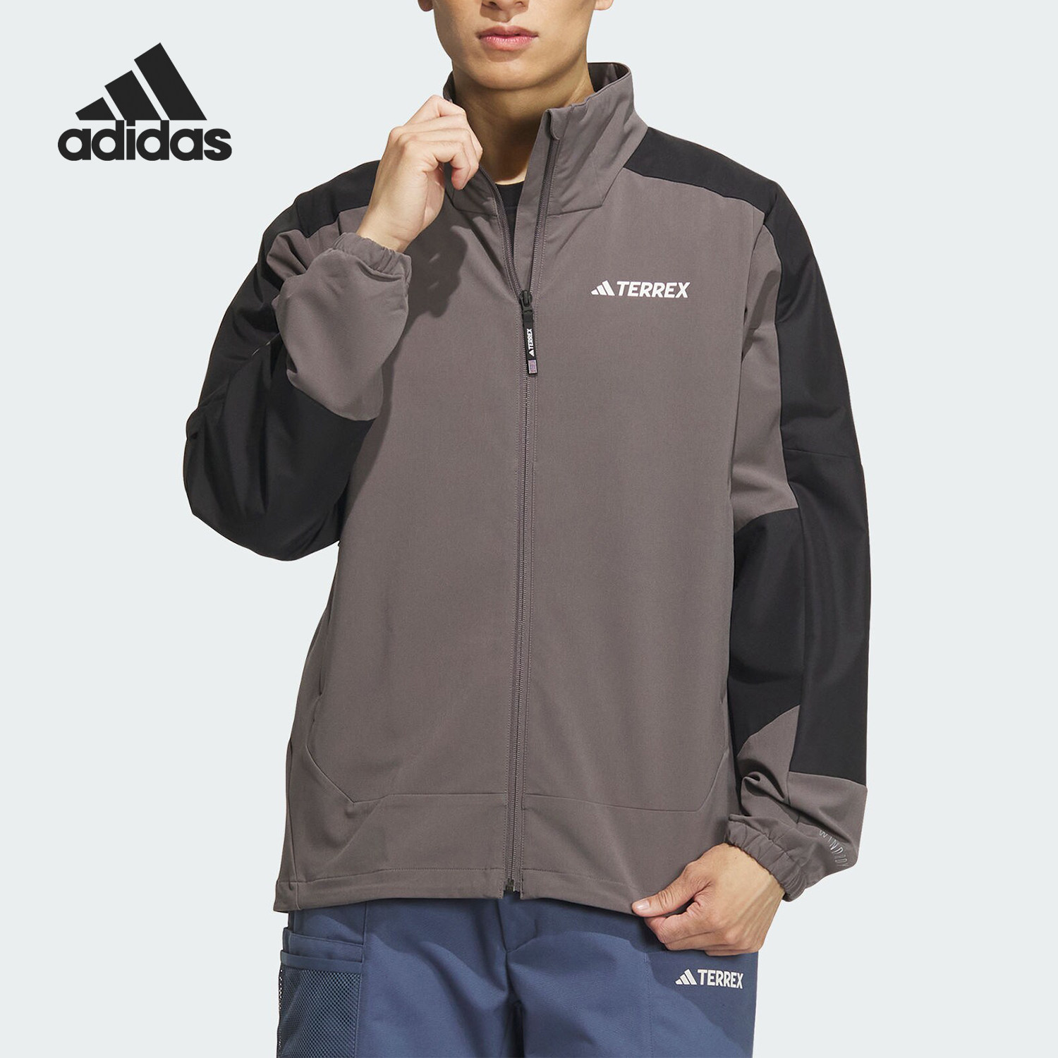 Adidas/阿迪达斯正品W.RDY SFTSHL J户外男士软壳衣IP0734