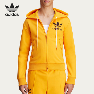 Adidas/阿迪达斯正品三叶草男女同款抽绳运动针织卫衣JJ2938