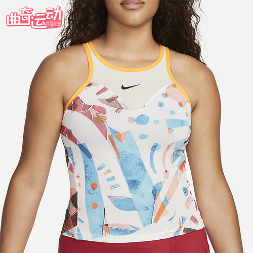 Nike/耐克正品女士透气经典运动舒适运动休闲圆领背心DX5370-113