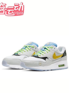 Nike/耐克正品Air Max 1 GS女子大童耐磨气垫跑步鞋CW5861-100