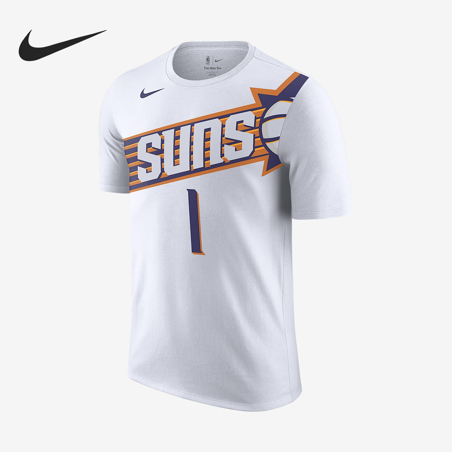 Nike/耐克正品Devin Booker男士运动透气图案短袖FD9807-109