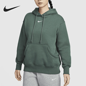 耐克正品 秋季 新款 Nike 女士加绒套头连帽休闲卫衣DQ5861 338