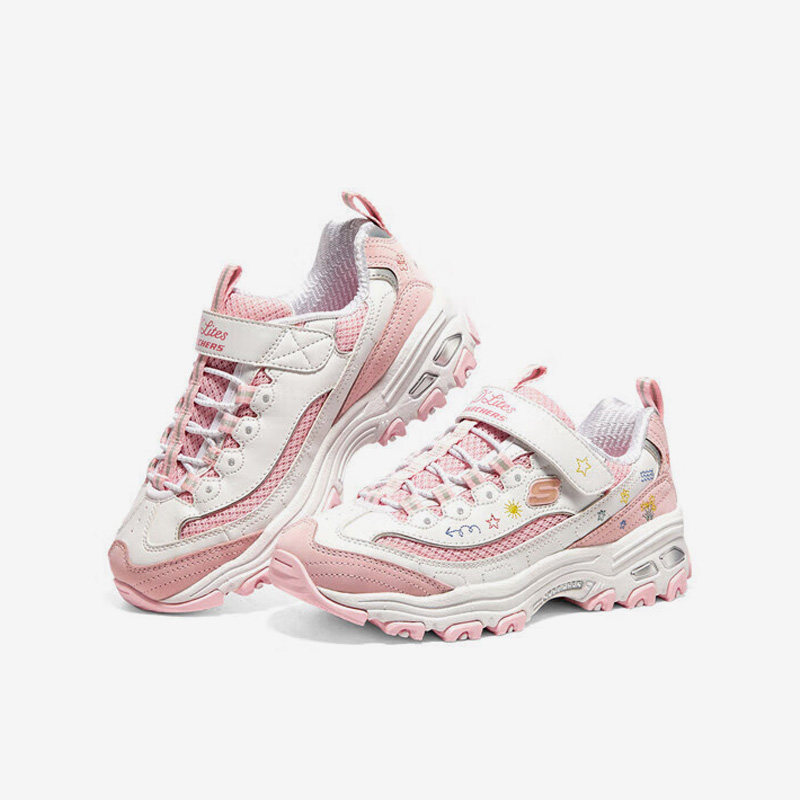 Skechers/斯凯奇正品秋季新款花心熊儿童运动休闲老爹鞋,童鞋/婴儿鞋/亲子鞋,运动鞋,淘宝优惠券,粉丝福利购,淘宝优惠卷