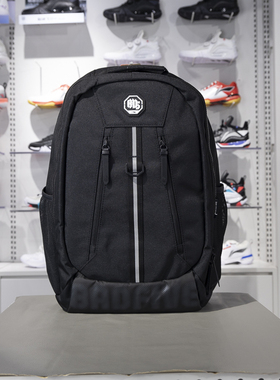 李宁正品反伍BADFIVE男女同款反光防泼水运动双肩背包ABSU091-1